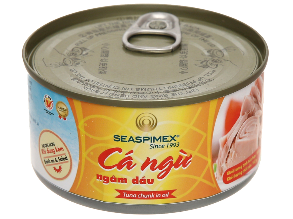 Cá ngừ ngâm dầu Seaspimex 185g