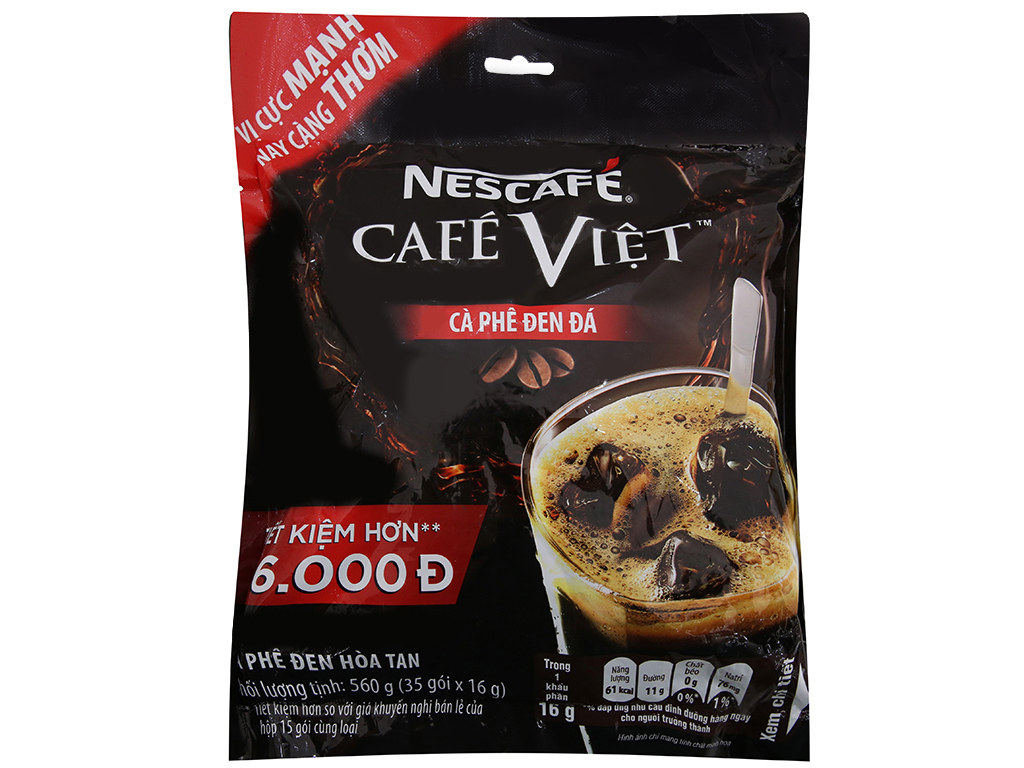 Cà phê đen đá NesCafe Café Việt 560g