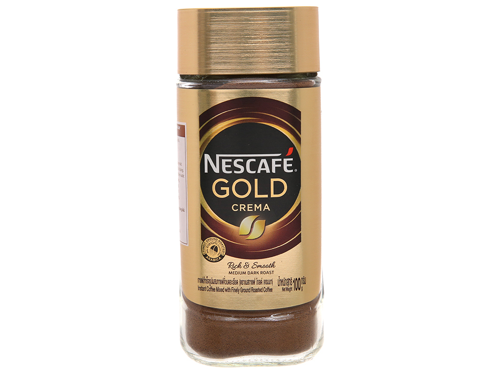 Cà phê hòa tan NesCafe Gold Crema 100g