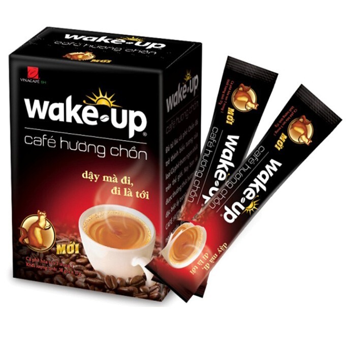 Cà phê hương chồn Wake-Up  - Hộp 18 Gói x 17gr