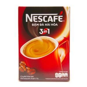 Cà phê Nescafe 3in1 Đậm đà 20gói x 17g