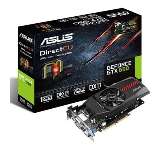 Card đồ họa (VGA Card) Asus GTX650-DCG-1GD5 - GeForce GTX650, DDR5, 1GB, 128bits, PCI E 3.0