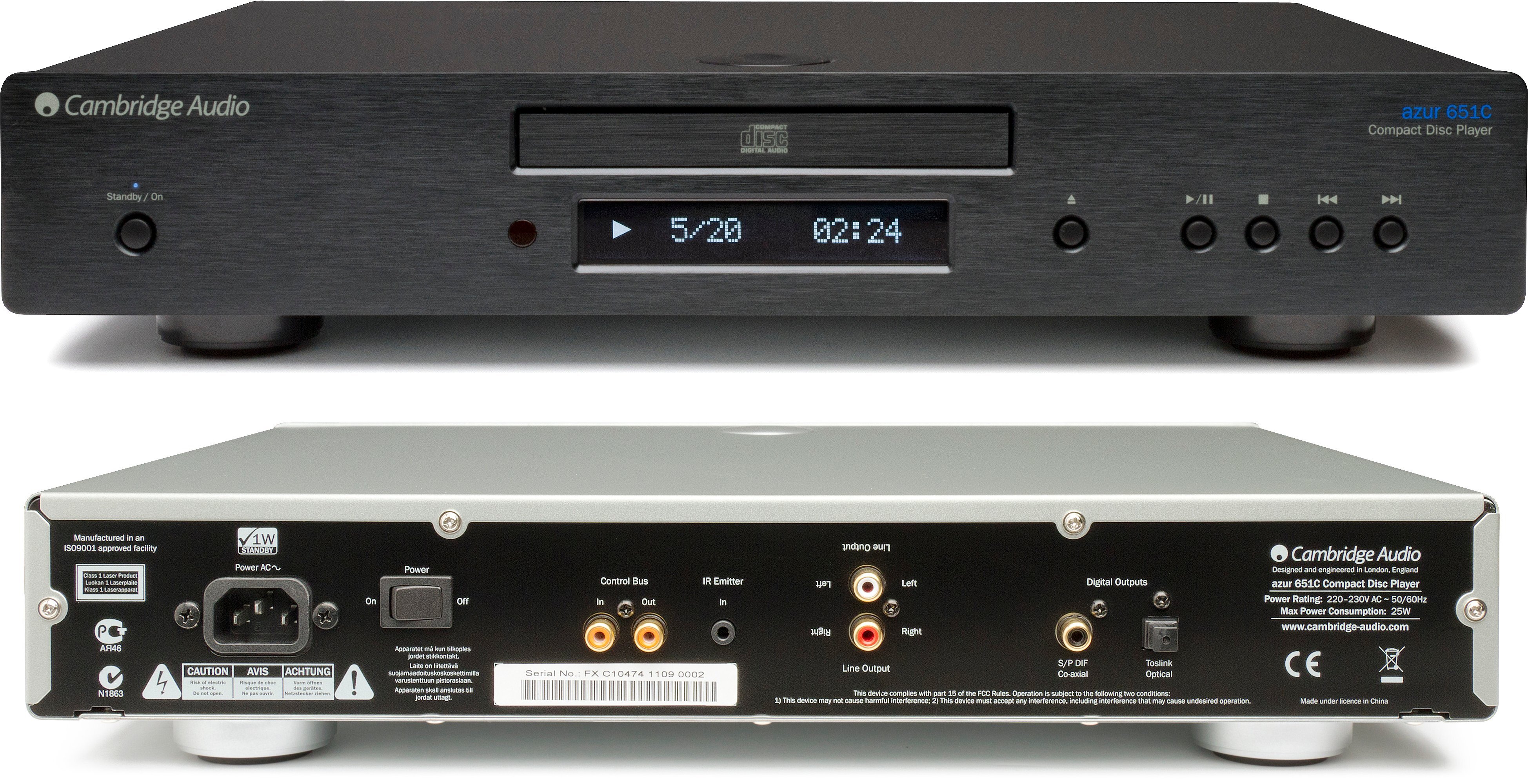 Đầu đĩa Cambridge Audio Azur 651C