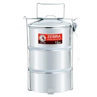 Camen Zebra 150223 - 12CM 3 Ngăn Inox