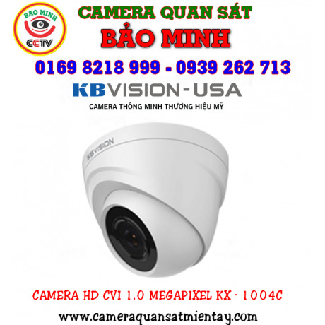 Camera Dome HDCVI hồng ngoại Kbvision KX-1004C
