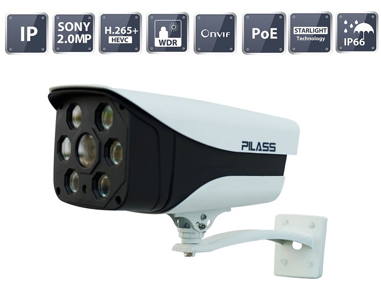 Camera IP hồng ngoại Pilass ECAM-PH802IP