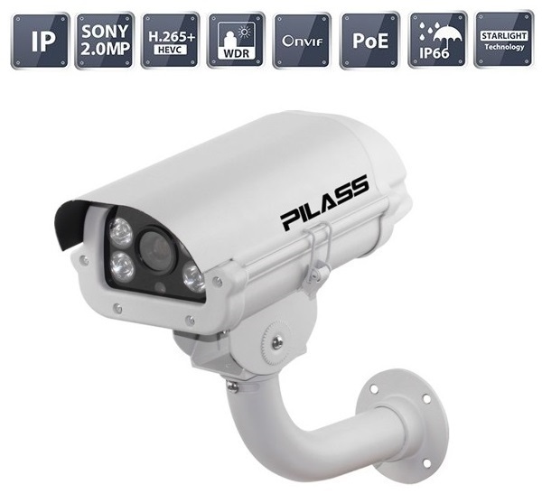 Camera IP hồng ngoại Pilass ECAM-PH801IP - 2MP