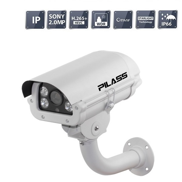 Camera IP hồng ngoại Pilass ECAM-H801IP - 2MP