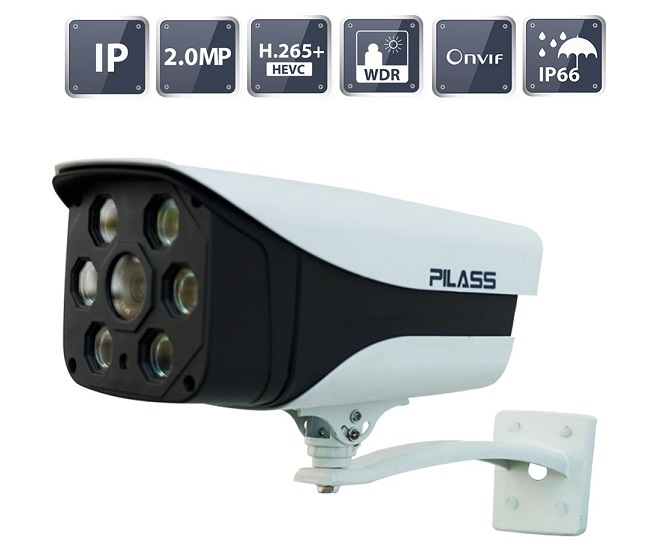 Camera IP hồng ngoại Pilass ECAM-A802IP - 2MP