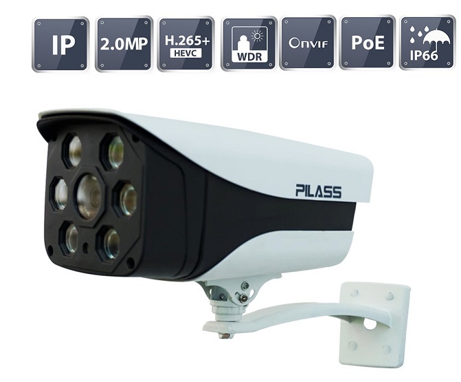 Camera IP hồng ngoại Pilass ECAM-PA802IP 2MP