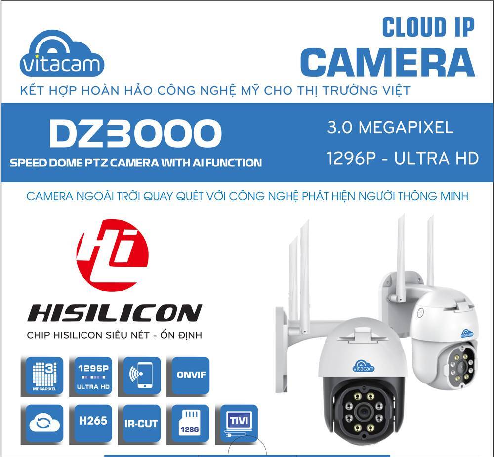 Camera IP Vitacam DZ3000