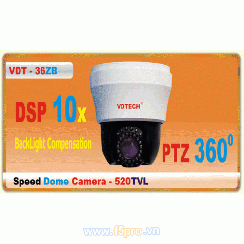 Camera dome VDTech VDT-36ZB - hồng ngoại