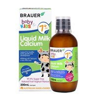 Canxi sữa dạng nước Brauer Liquid Milk Calcium - 200ml
