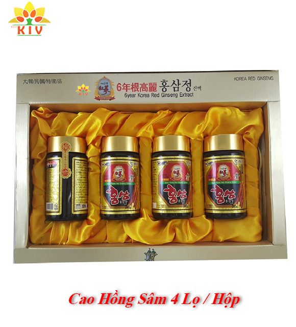 Cao Hồng Sâm Hanil Cao Cấp 4 lọ x 250gr