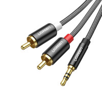 Cáp âm thanh 1 ra 2 RCA dài 1M Ugreen 60240