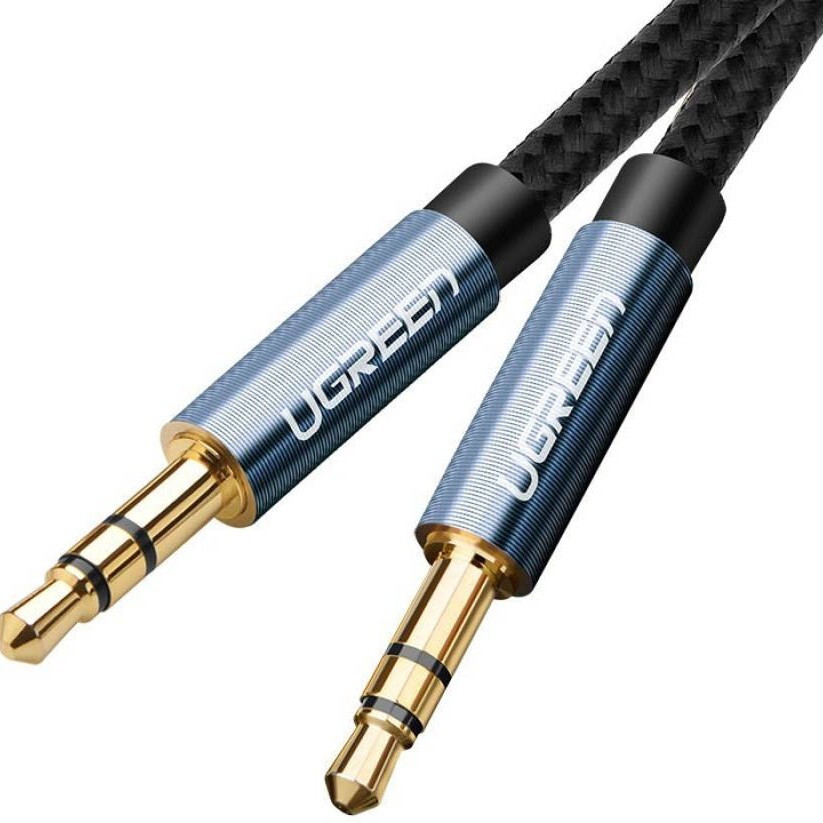 Cáp audio 3.5mm dài 1m Ugreen 10685 bện vải cao cấp