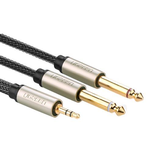 Cáp Audio 3.5mm to 2 x 6.5mm Ugreen 10623 15M