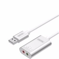 Cáp chuyển cổng cắm tai nghe qua USB Unitek Y-247