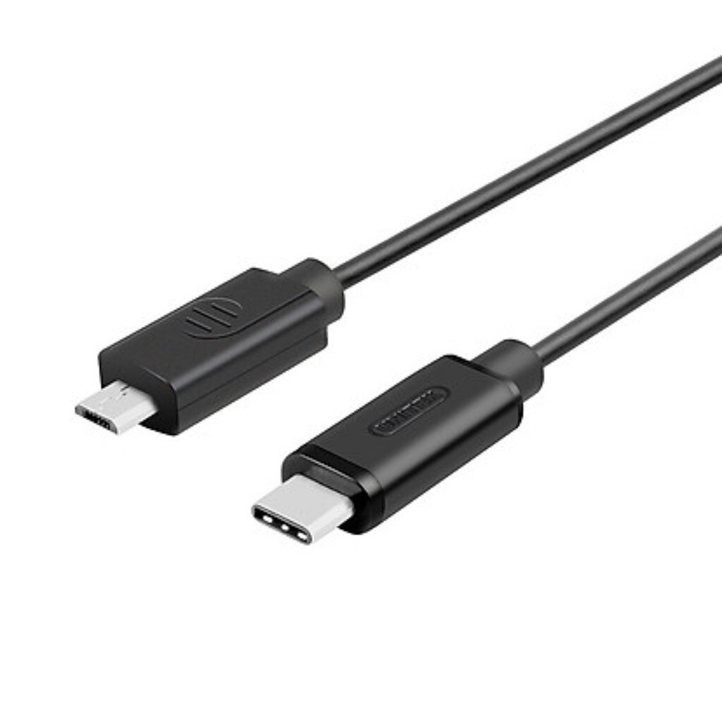 Cáp chuyển đổi tín hiệu USB Type-C sang micro USB Unitek Y-C473