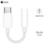 Cáp chuyển đổi Type-C sang 3.5mm Apple MU7E2
