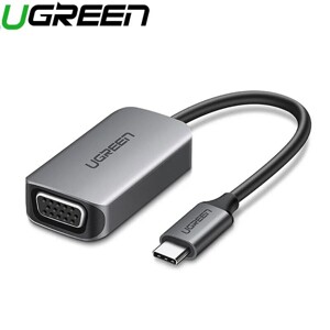 Cáp chuyển đổi USB Type-C sang VGA vỏ nhôm Ugreen 50316 chính hãng