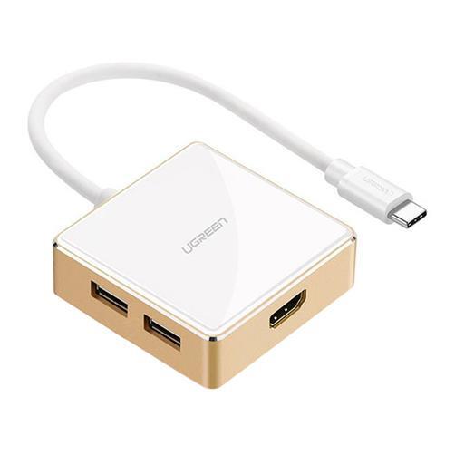 Cáp chuyển đổi USB type C to HDMI + Hub USB 2.0 - 3.0 hỗ trợ sạc Macbook Ugreen 30441