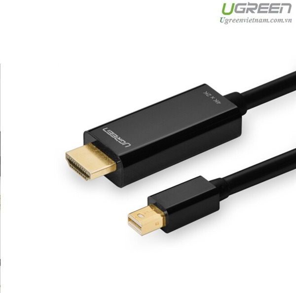 Cáp chuyển Mini DisplayPort to HDMI 3M 4K màu đen Ugreen 10455