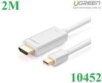 Cáp chuyển Mini DisplayPort to HDMI 2M 4K Ugreen 10452