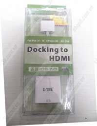 Cáp chuyển tín hiệu Ipad sang HDMI ZY032 Z-Tek