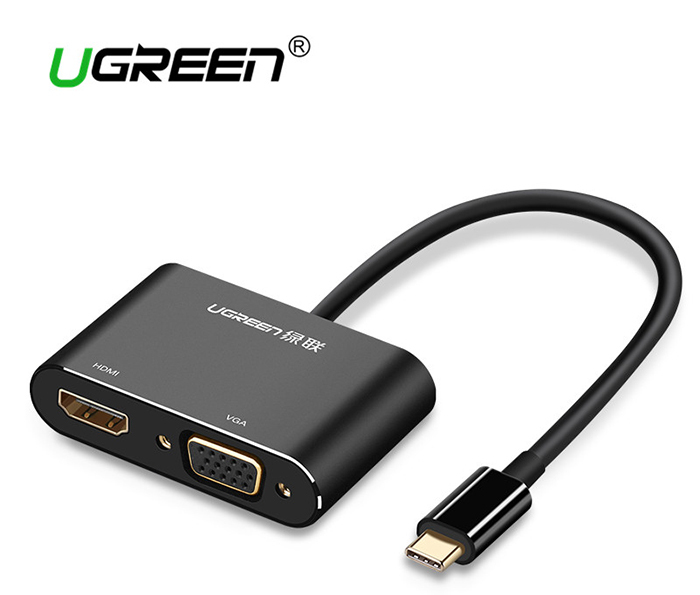 Cáp chuyển USB-C sang HDMI và VGA Ugreen 50318