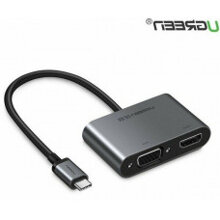 Cáp chuyển USB Type C to HDMI + VGA Ugreen 50738