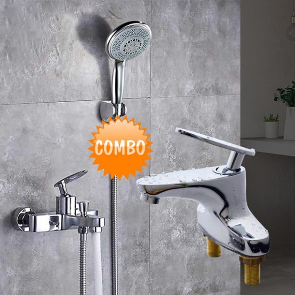 Cặp đôi sen tắm và vòi lavabo Zento CB023