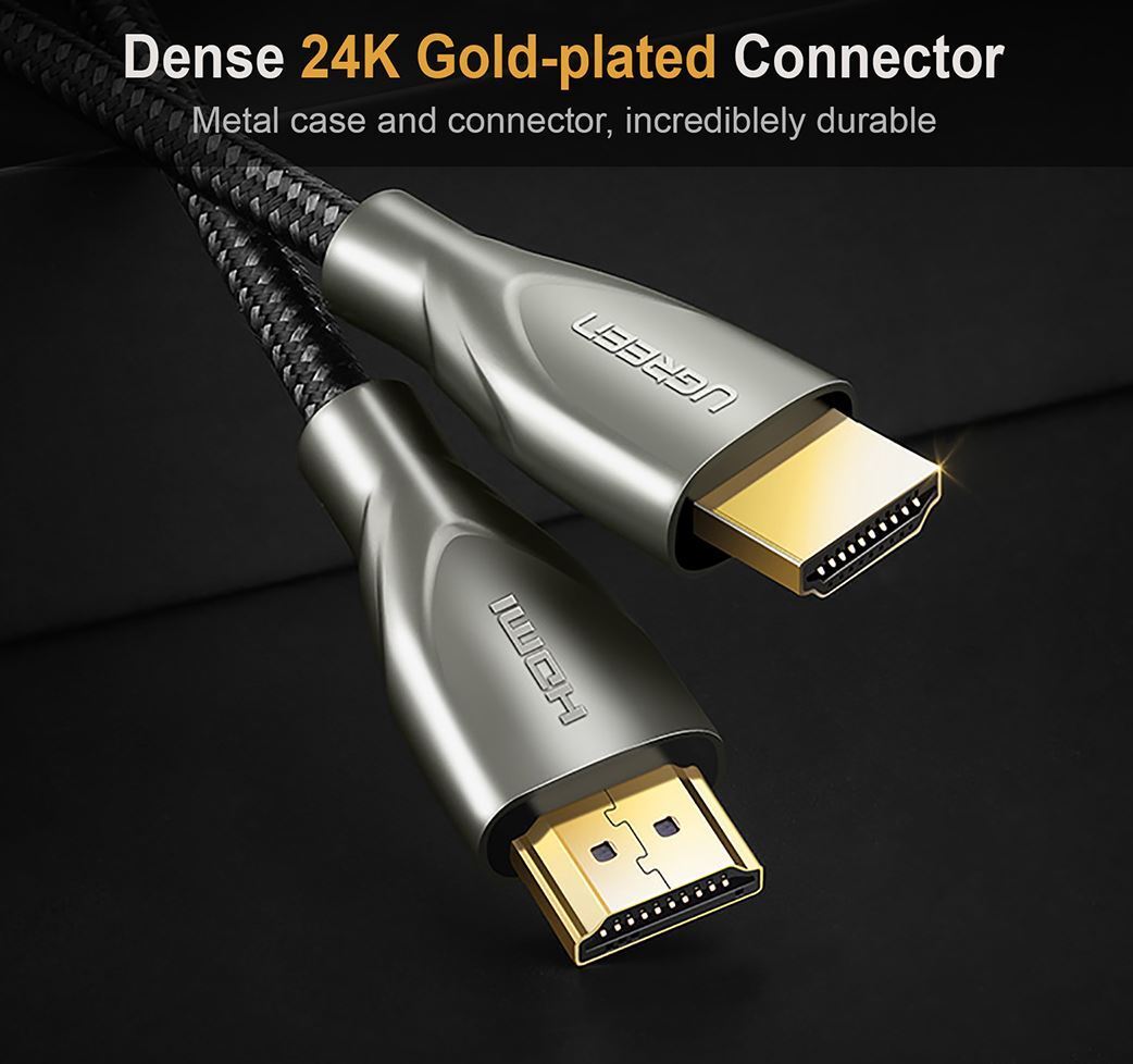 Cáp HDMI Carbon dài 5m Ugreen 50110