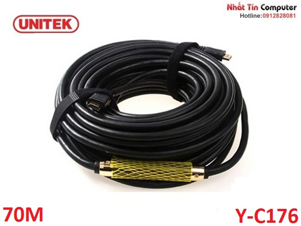 Cáp HDMI dài 70m Unitek YC-176