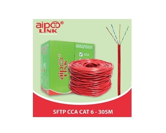 Cáp mạng Aipoo Link CAT6 SFTP CCA