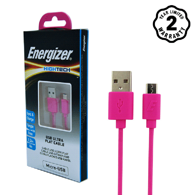 Cáp micro-USB Energizer C21UBMCGPK4 - 1.2m