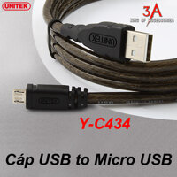 Cáp Micro USB Unitek Y-C434 - 1.5m
