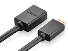 Cáp Mini HDMI to HDMI Female Ugreen 20cm 20137#00208