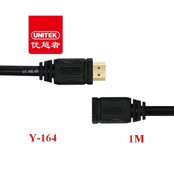 Cáp nối dài HDMI 1M Unitek Y-C164