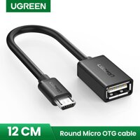 Cáp OTG Micro USB 2.0 dài 12cm Ugreen 10396