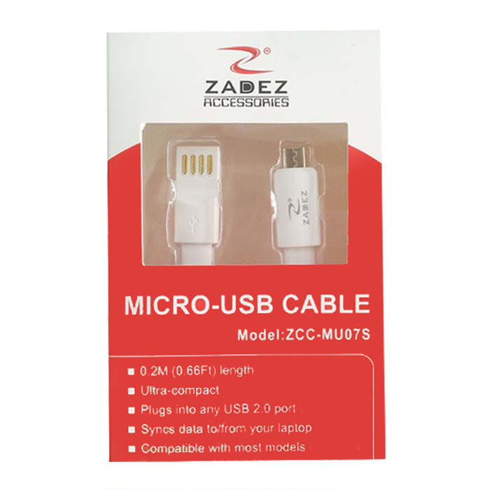 Cáp sạc Micro USB Zadez ZCC-MU07S