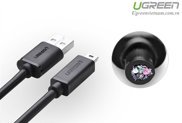 Cáp sạc USB to USB Mini Ugreen US105