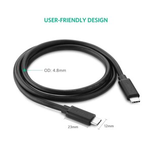 Cáp sạc USB Type C 3A dài 1.5m Ugreen 50998