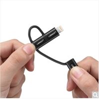 Cáp sạc USB Type C  Lightning  Micro USB  dài 1m ugreen 50205