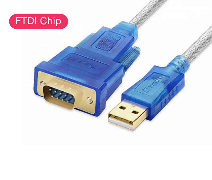 Cáp USB to RS232 FTDI chip dài 1.2M Dtech DT-5011