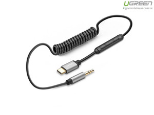 Cáp USB type-C to Audio 3.5mm có Microphone Ugreen 30634