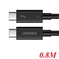 Cáp USB Type-C to USB Type-C Thunderbolt 4 dài 0.8m Ugreen 30389W