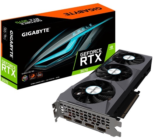 Card đồ họa - VGA Card Gigabyte RTX 3070 EAGLE 8G V2