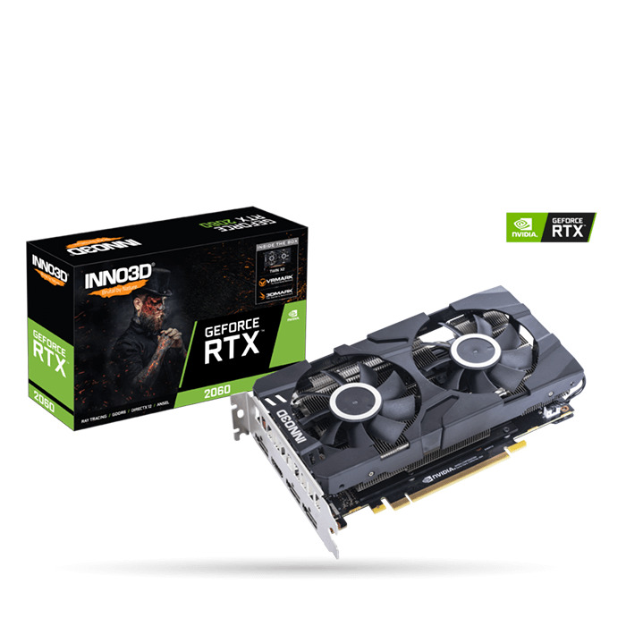 Card đồ họa - VGA Card Inno3D GeForce RTX 2060 Twin X2 6G GDDR6