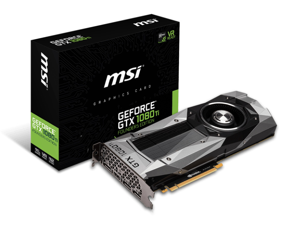 Card đồ họa - VGA Card MSI GTX 1080 Ti Founders Edition